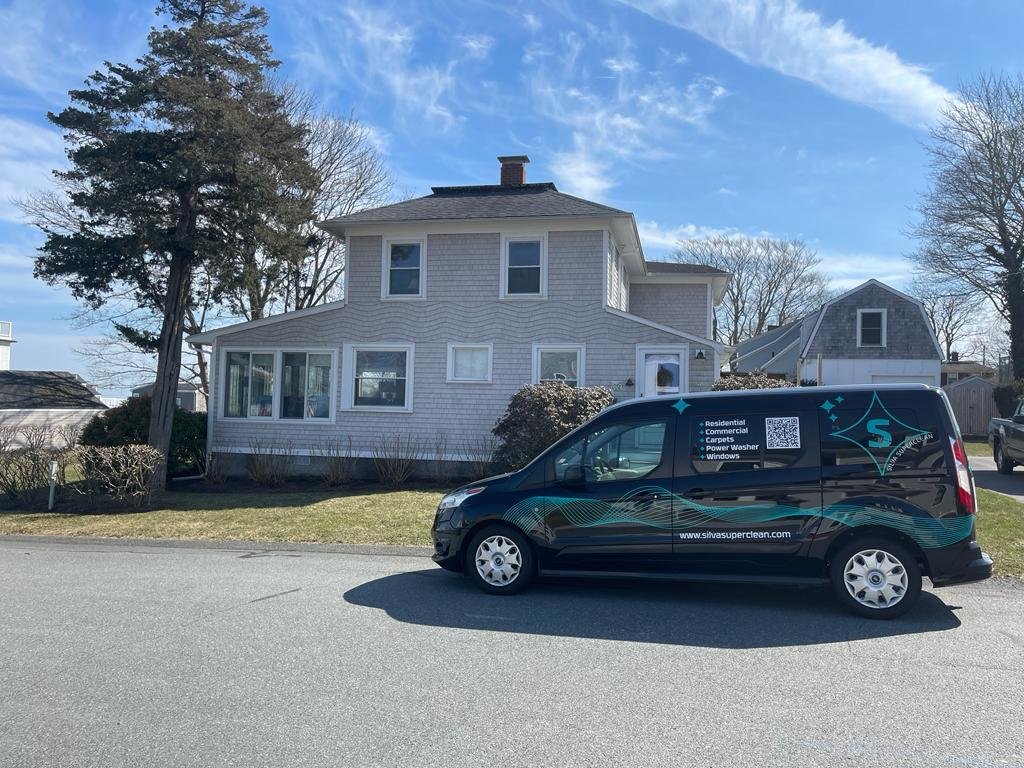 Silva Super Clean van at a client's home