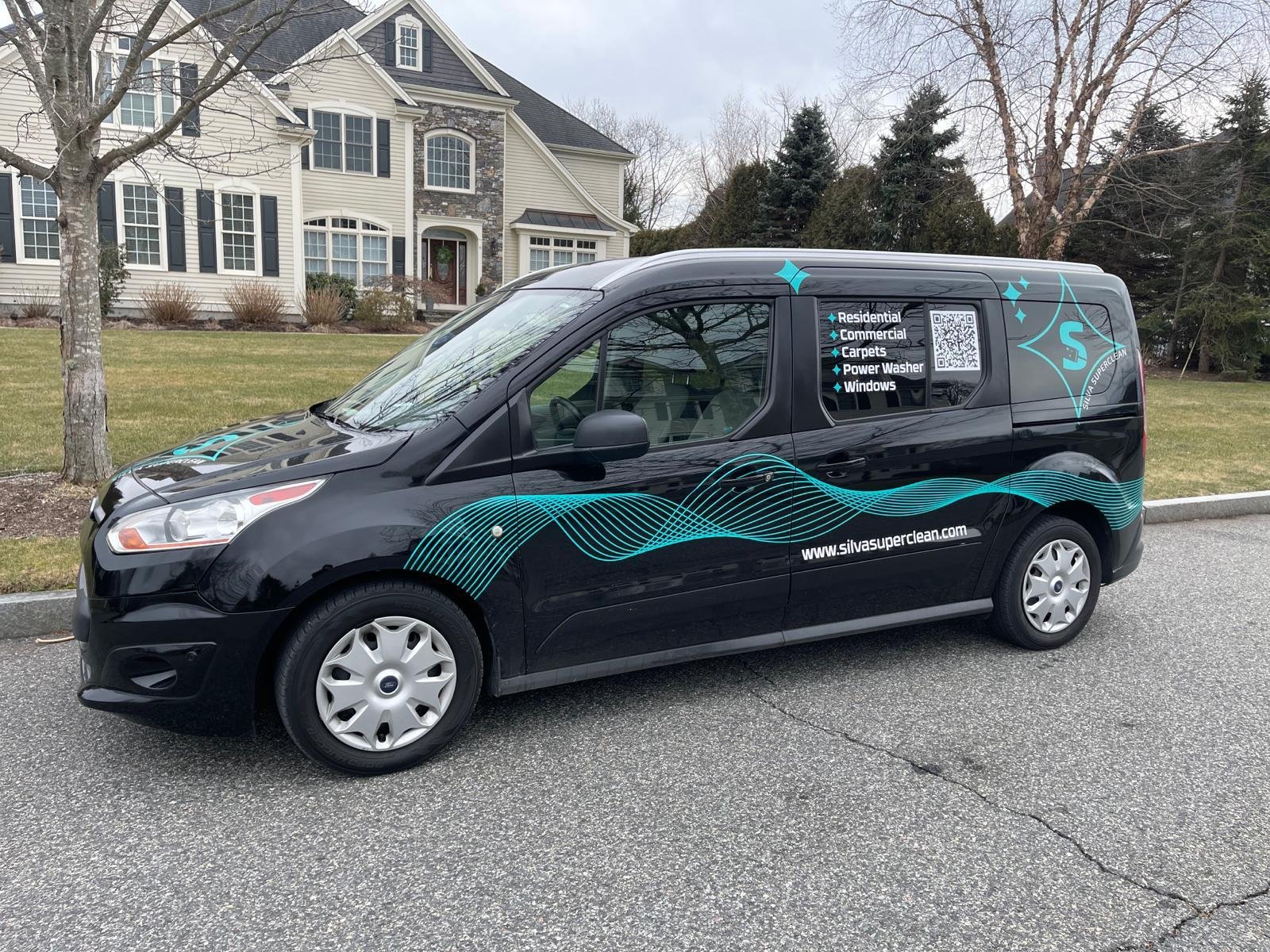Silva Super Clean van at a client's home